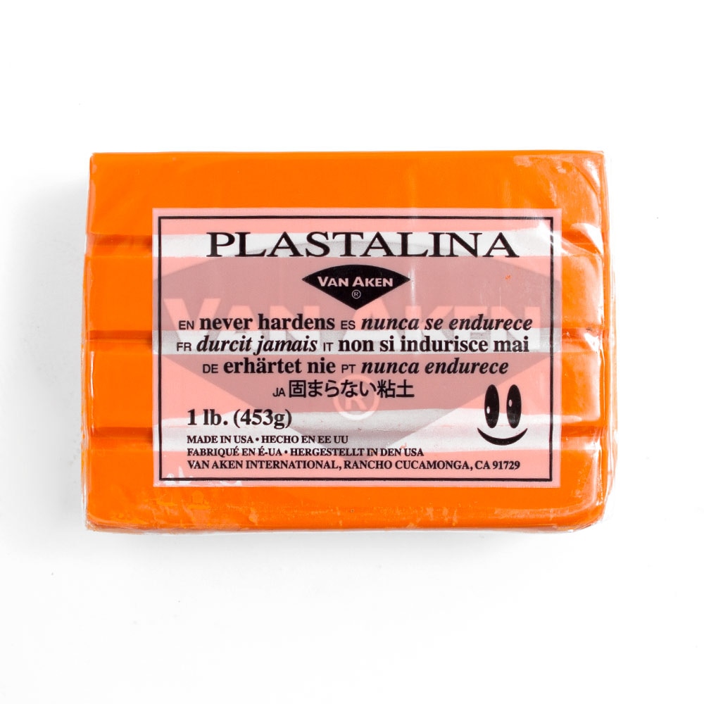 Van Aken, Plastalina, Modeling Clay, 1#, Orange